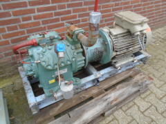 Bitzer 3 stuks direct gekoppelde compressoren.